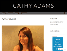 Tablet Screenshot of cathyadams.co.uk
